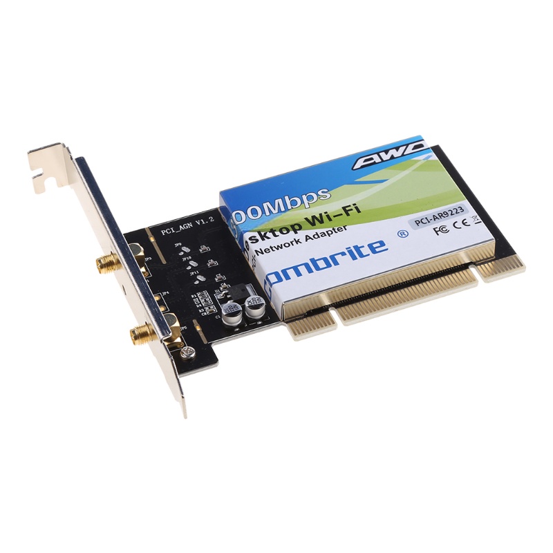 Ăng Ten Wifi Không Dây Hsv Ar9223 Pci 300m 802.11b / G / N Cho Laptop 6db