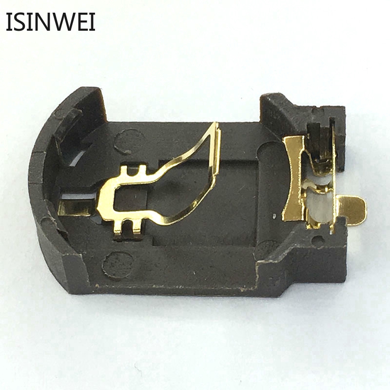 Set 10 hộp đựng pin mạ vàng có nút BS-8 CR2032 CR2025 tiện lợi