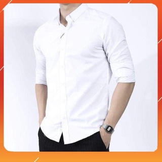 Áo sơ mi nam dài tay đũi thái hàn quốc cao cấp as57