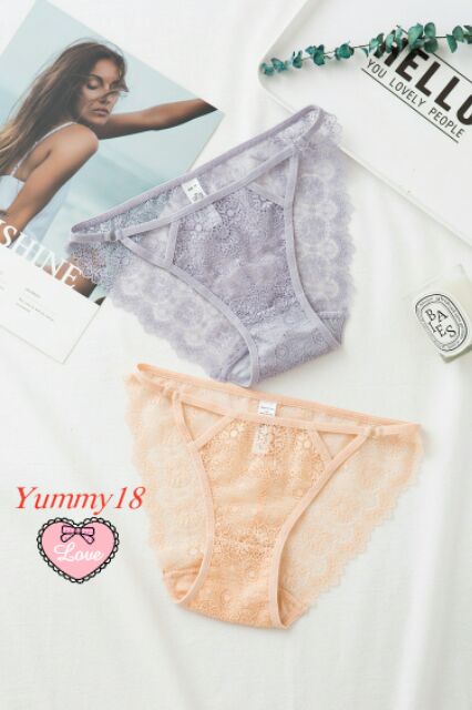 Quần chip ren mềm khoét hông sexy C83