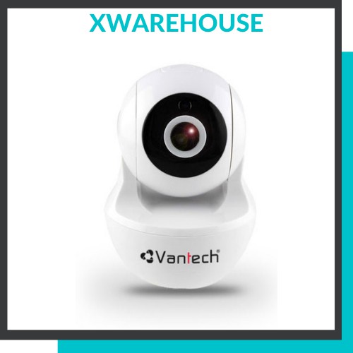 Camera IP wifi robot Vantech V2010 2.0 Megapixel, đàm thoại 2 chiều, báo động qua điện thoại, MicroSD, P2P