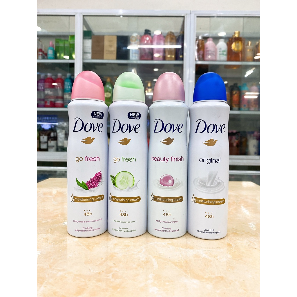 Xịt Khử Mùi Dove Cho Nữ 150ml