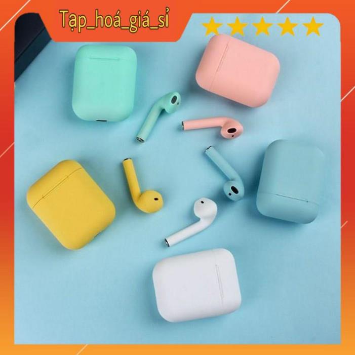 🔥Trợ Ship🔥 Tai nghe bluetooth không dây Inpods i12 TWS, nút cảm ứng âm thanh HIFI có mic đàm thoại
