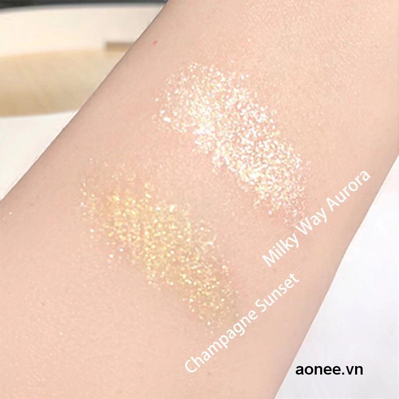 ✨✨Phấn mắt bắt sáng màu trắng nhũ ánh ngọc trai lâu trôi chống thấm nước