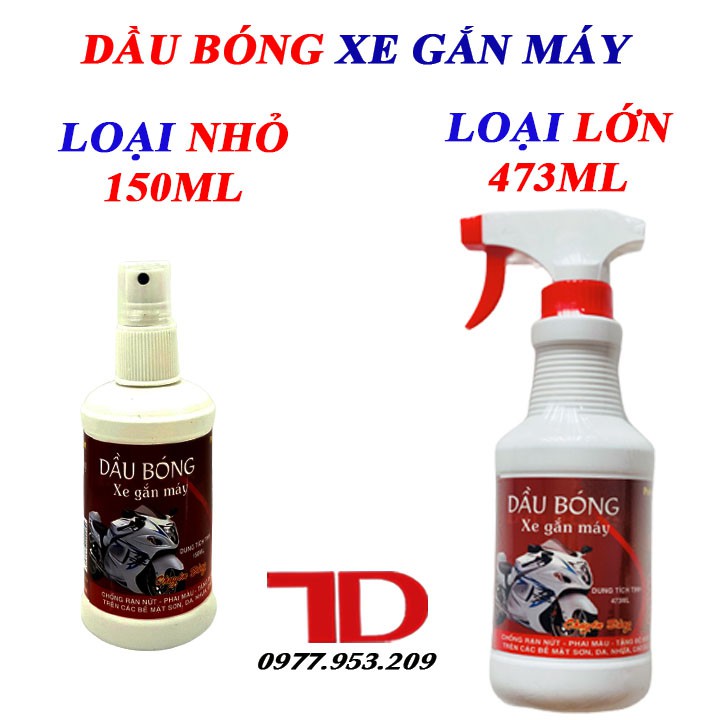 Chai Xịt Bóng Bảo Vệ Xe Máy 909 Kira, dầu bóng chuyên dụng