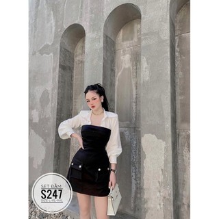 Bigsize Set đầm S247