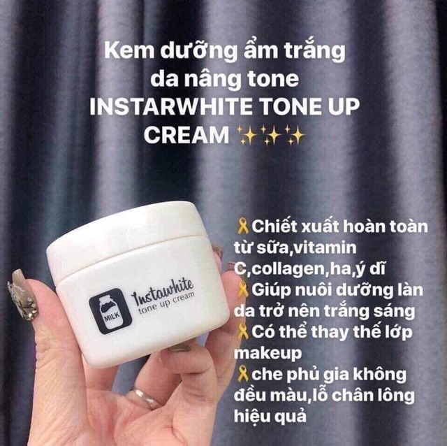 Kem dưỡng trắng da Instawhite tone up cream Meishoku Nhật Bản
