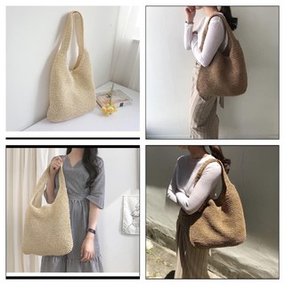 Túi Cói To Vintage ,Túi Cói Dáng Túi Thầy Tu