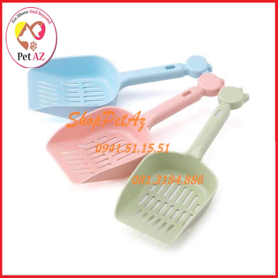 Xẻng xúc cát vệ sinh mèo - xẻng hốt cát dọn vệ sinh phân cho mèo - phụ kiện chó mèo
