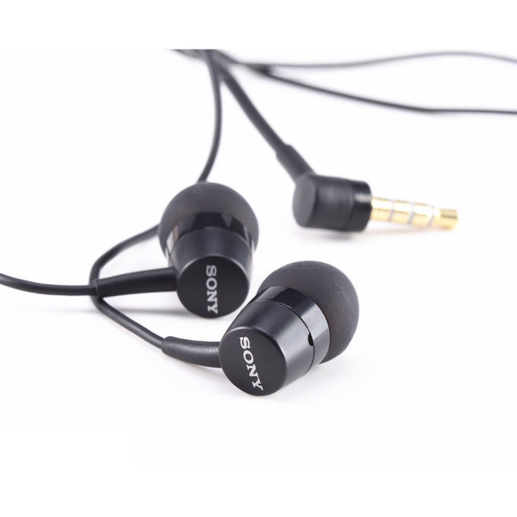 Tai nghe Sony MH750 thiết kế in-ear  đầu cắm 3.5mm phù hợp cho hầu hết điện thoại Sony xperia