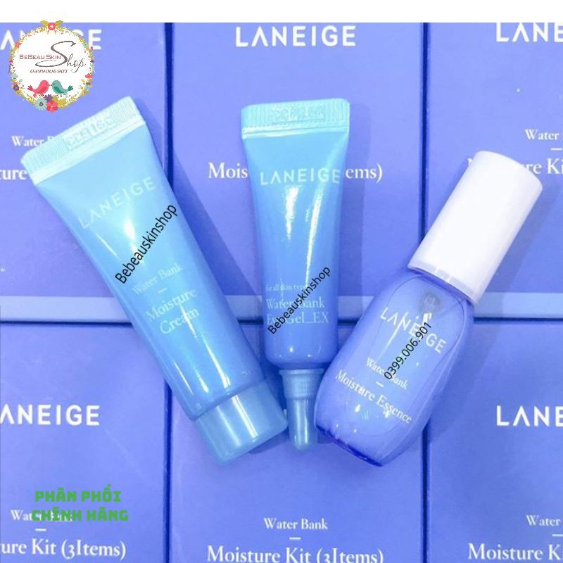 Bộ Kit Dưỡng Ẩm Mini Laneige Moisture Care Trial Kit ( 3 món)