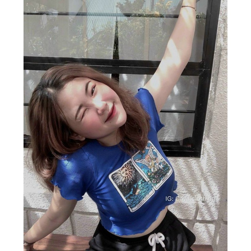 ÁO CROPTOP CUỐN BIÊN MẪU MỚI