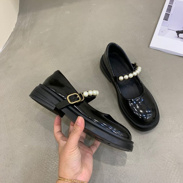 [ Mã 66CBSALE giảm 30K đơn 200K] Giày Búp Bê Nữ Đính Ngọc Trai Mô Phỏng Xinh Xắn | BigBuy360 - bigbuy360.vn