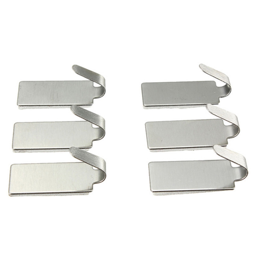 Set 6 móc treo đồ dán tường bằng thép không gỉ
