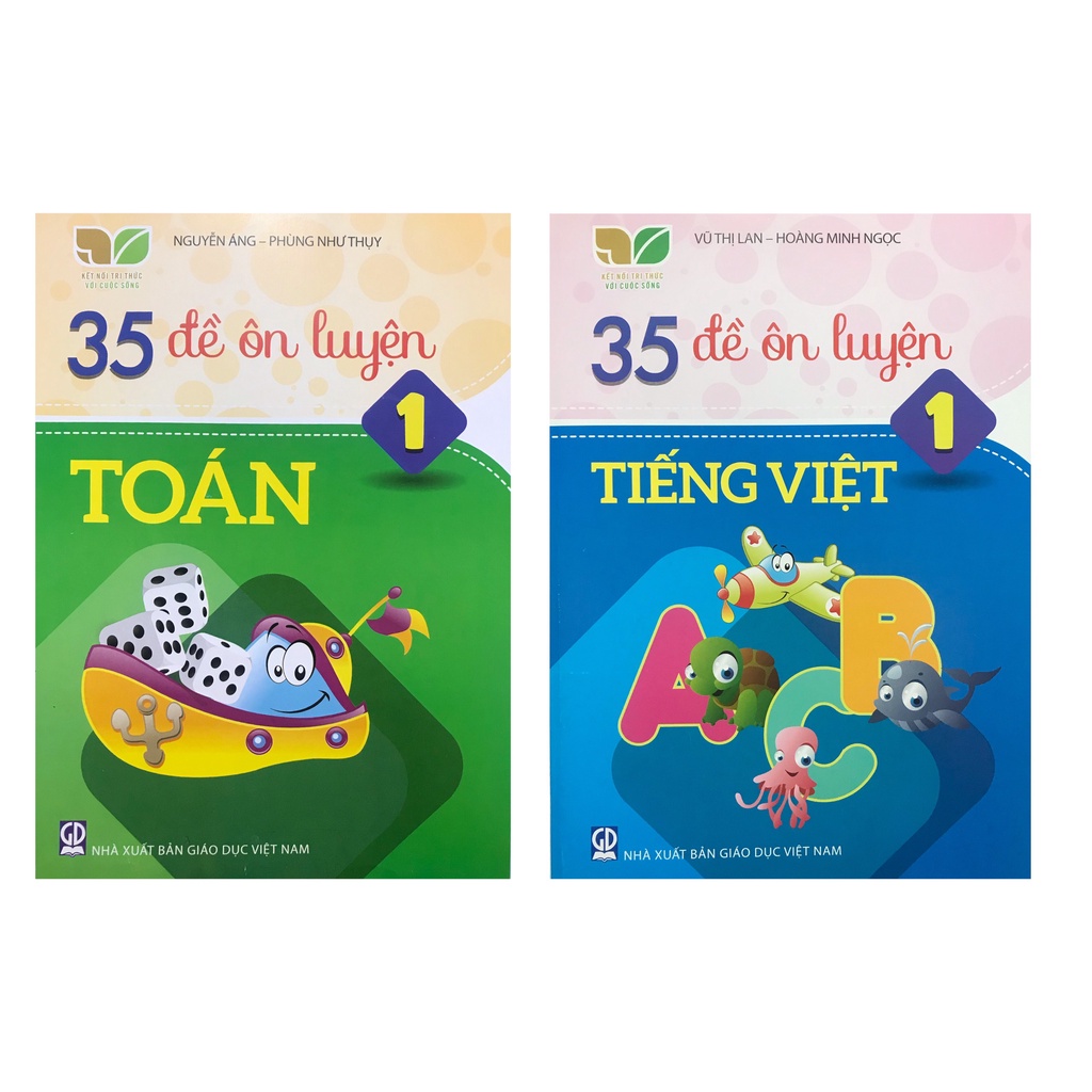 Sách Combo 35 đề ôn luyện Tiếng Việt Toán 1 ( Kết nối tri thức )