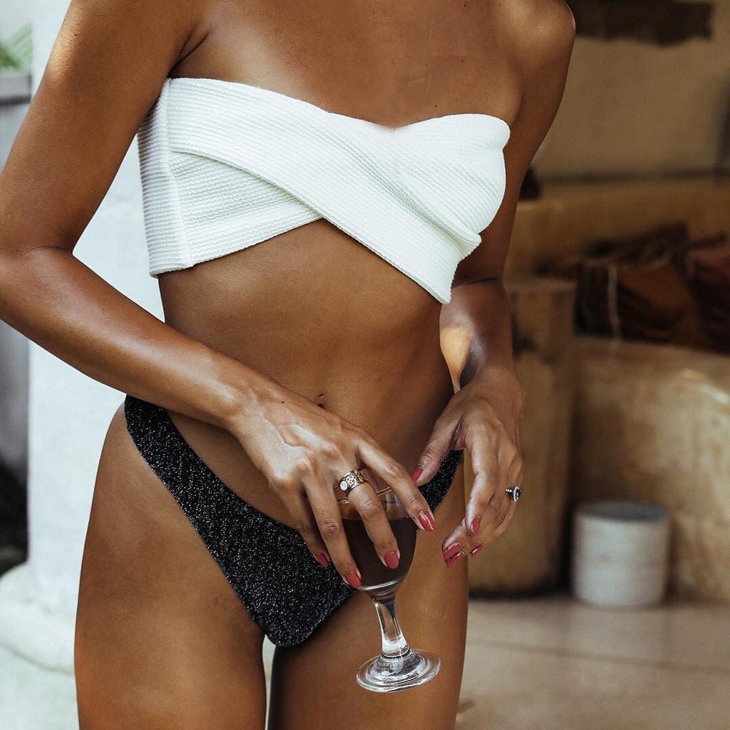 Bikini Màu Trơn Thiết Kế Nâng Ngực Cho Nữ | BigBuy360 - bigbuy360.vn