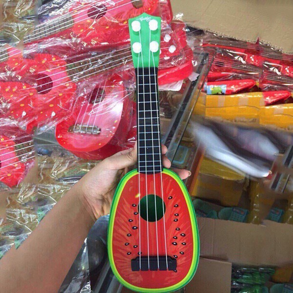 [10 MẪU] Đàn Ukulele Mini Trái Cây cho bé - Đàn hoa quả - Đàn dưa hấu