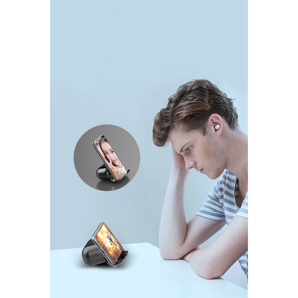 Tai nghe bluetooth Amoi F9, 2000mAh kiêm sạc dự phòng, nút điều khiển cảm ứng,chống thấm nước, chống bụi