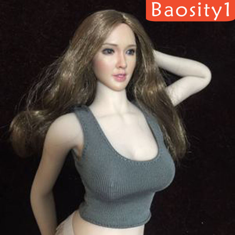 Áo hai dây mỏng thu nhỏ tỉ lệ 1/6 cho búp bê nữ 12 inch