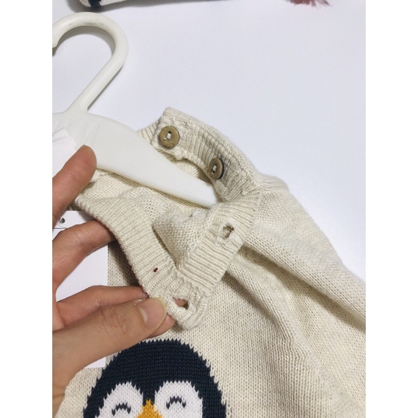 Áo len cánh cụt cho bé