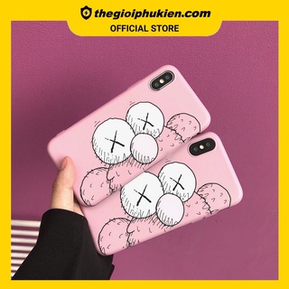 Ốp iphone Pink Kaws 6/6plus/6s/6s plus/6/7/7plus/8/8plus/x/xs/xs max/11/11 promax – a235