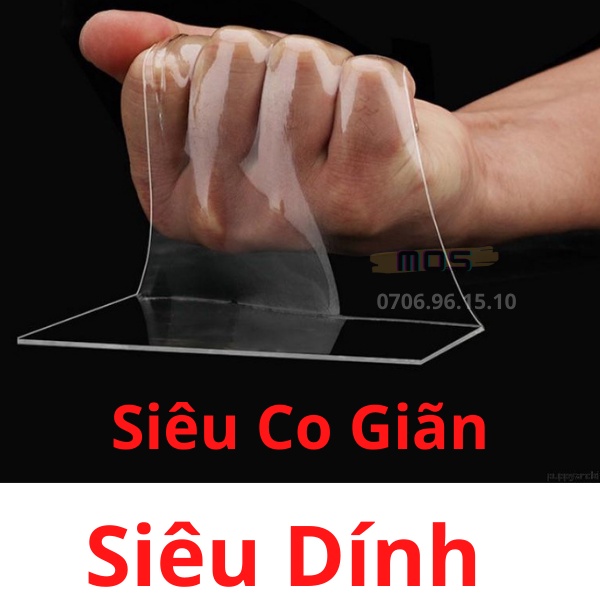 Băng keo hai mặt siêu dính nano 3 m - Mos Shop
