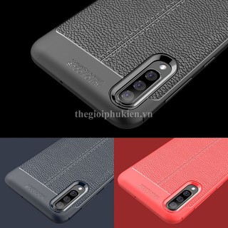 Ốp lưng SamSung Galaxy A50s silicon giả da Auto Focus CHÍNH HÃNG