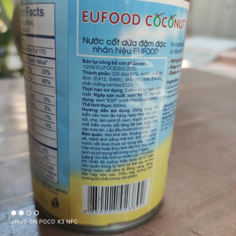 Nước cốt dừa Thái Lan cô đặc - 1 lon 400ml | BigBuy360 - bigbuy360.vn