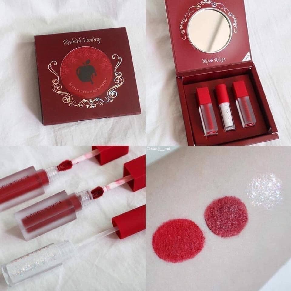 Set son và nhũ mắt BLACK ROUGE REDDISH FANTASY EDITION