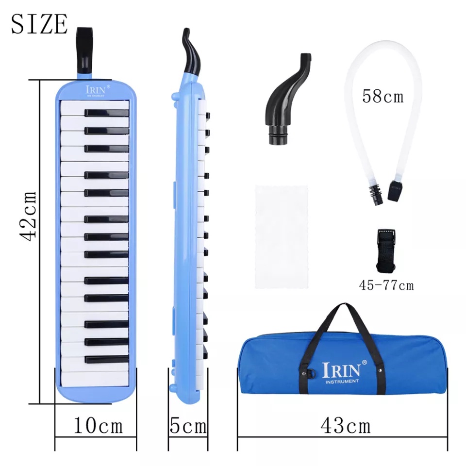 Kèn Melodion Melodica IRIN 32 Phím Kèm Túi Đựng, Quai Xách