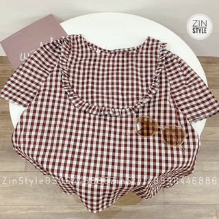 ÁO TAY LỠ CỔ PHỐI BÈO