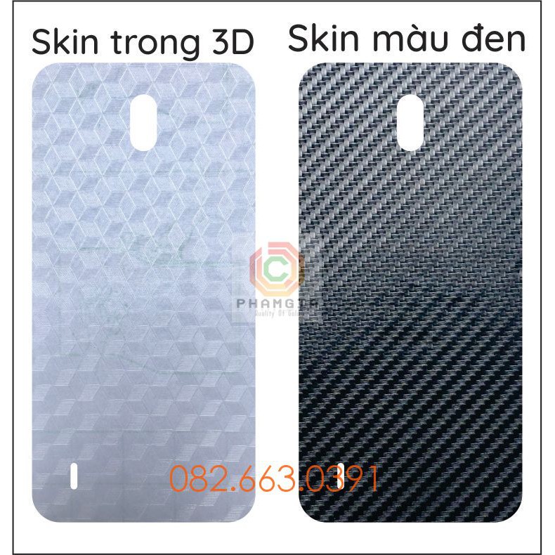Miếng dán mặt lưng skin carbon Nokia C2