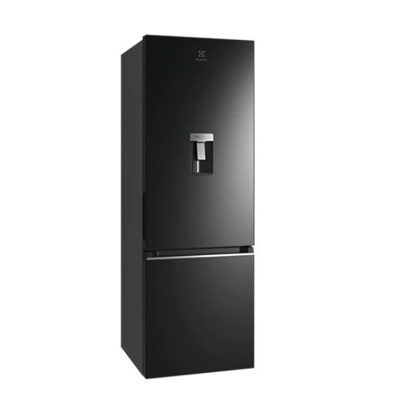 Tủ lạnh Electrolux 335L,2 cánh,dưới,lấy nước ngoài,ngăn đông mềm,làm đá tự động EBB3762K-H