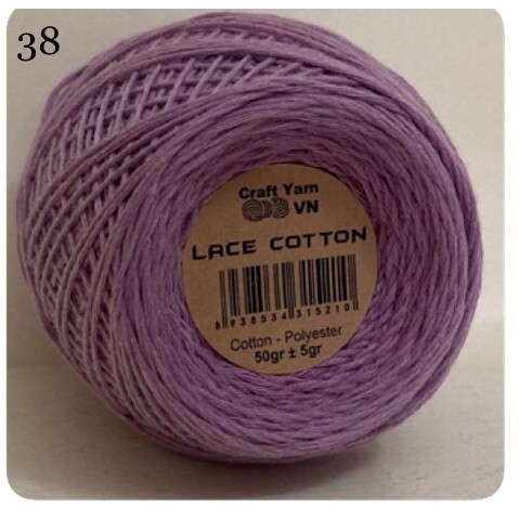 SỢI LACE COTTON BẢNG MÀU 2
