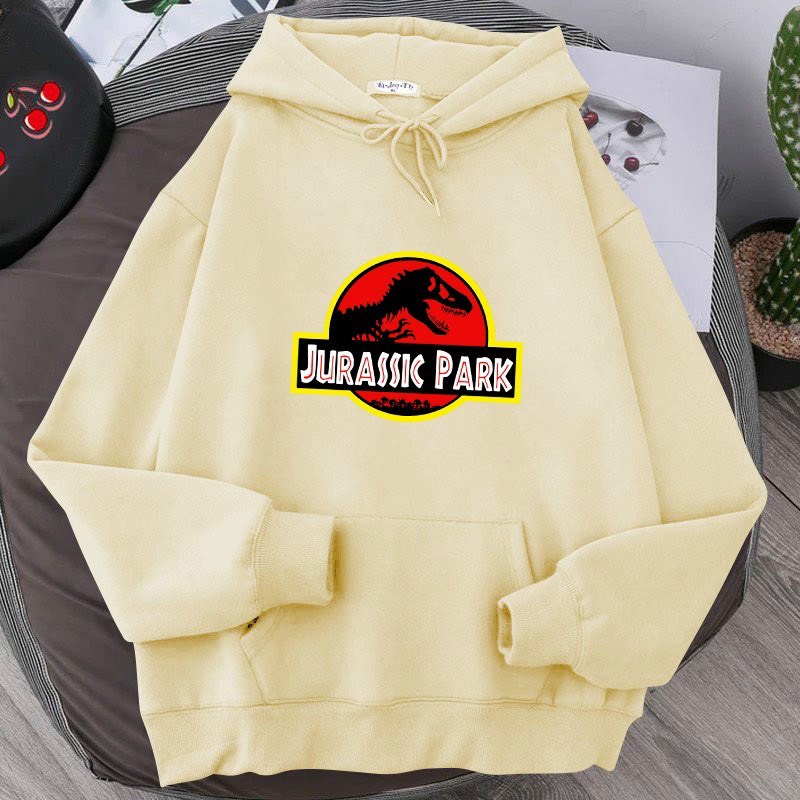 ÁO HOODIE NỈ UNISEX JURASSIK PARK PHOM NAM NỮ ĐỀU MẶC ĐƯỢC