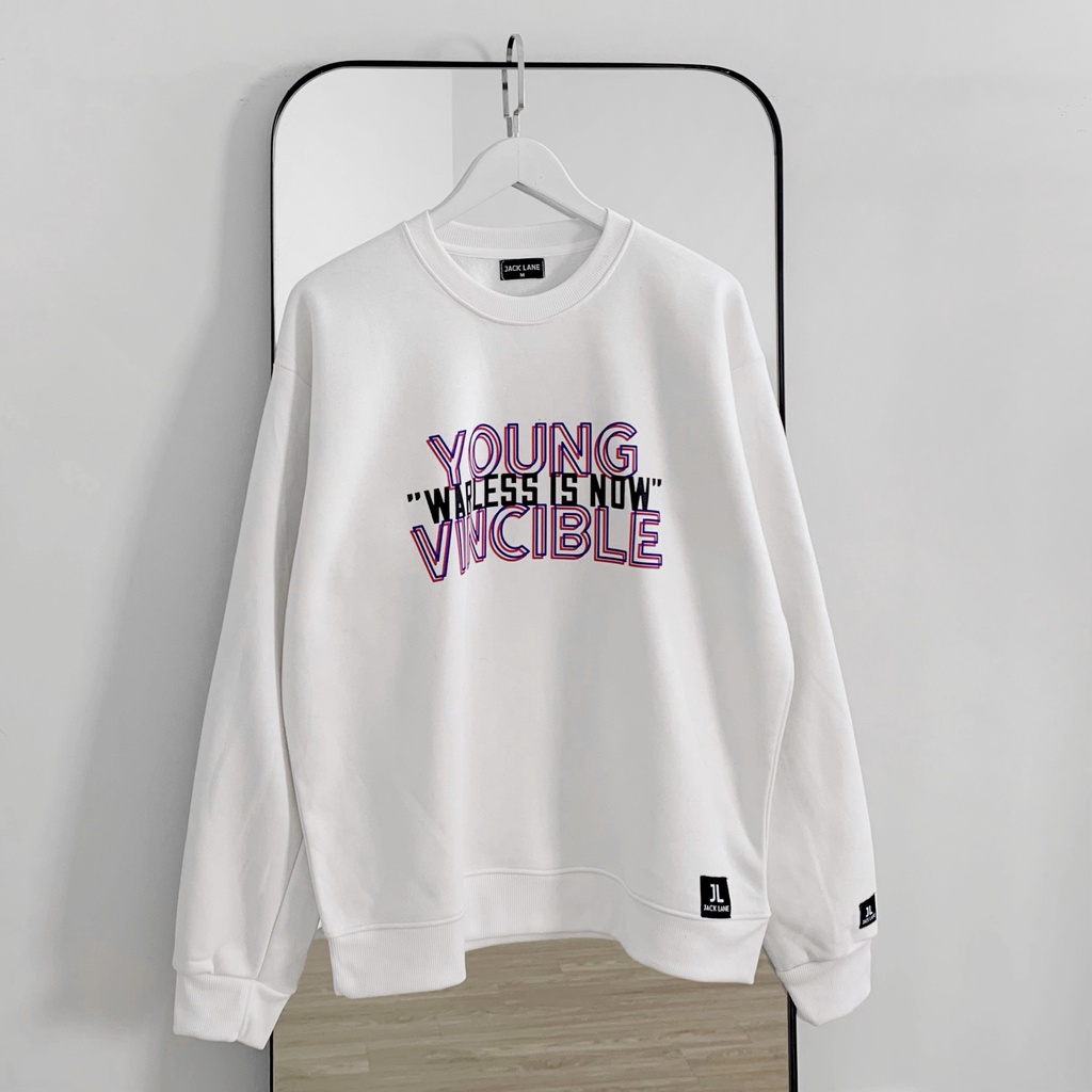 Áo Sweater JL Oversize Warless, JACKLANE, Áo nỉ chui đầu Unisex Jack Lane | BigBuy360 - bigbuy360.vn