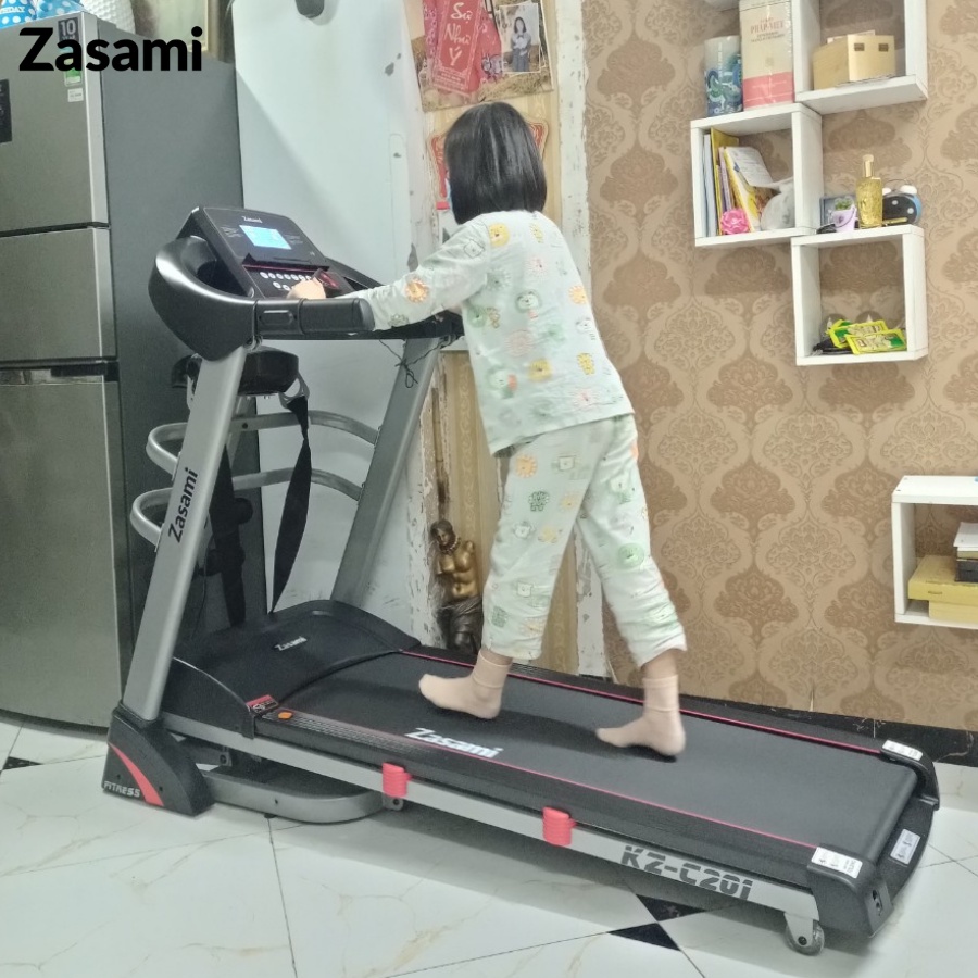Máy Chạy Bộ Cao Cấp ZASAMI KZ-C201 Thảm chạy chống trơn trượt Bảo hành chính hãng 1 đổi 1 trong vòng 7 ngày