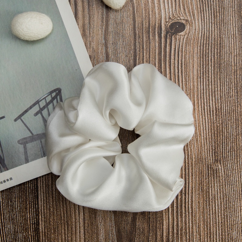 Dây Buộc Tóc Lụa Cỡ Lớn Phong Cách Nhật Hàn Dễ Phối Đồ