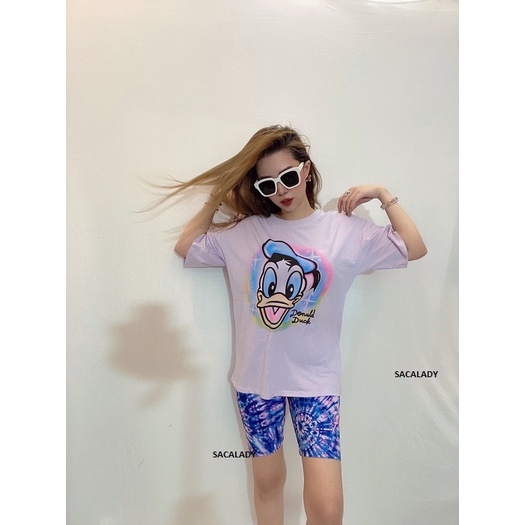 Quần Biker Tập Gym Yoga F21 Loang Xanh Tím - 3236