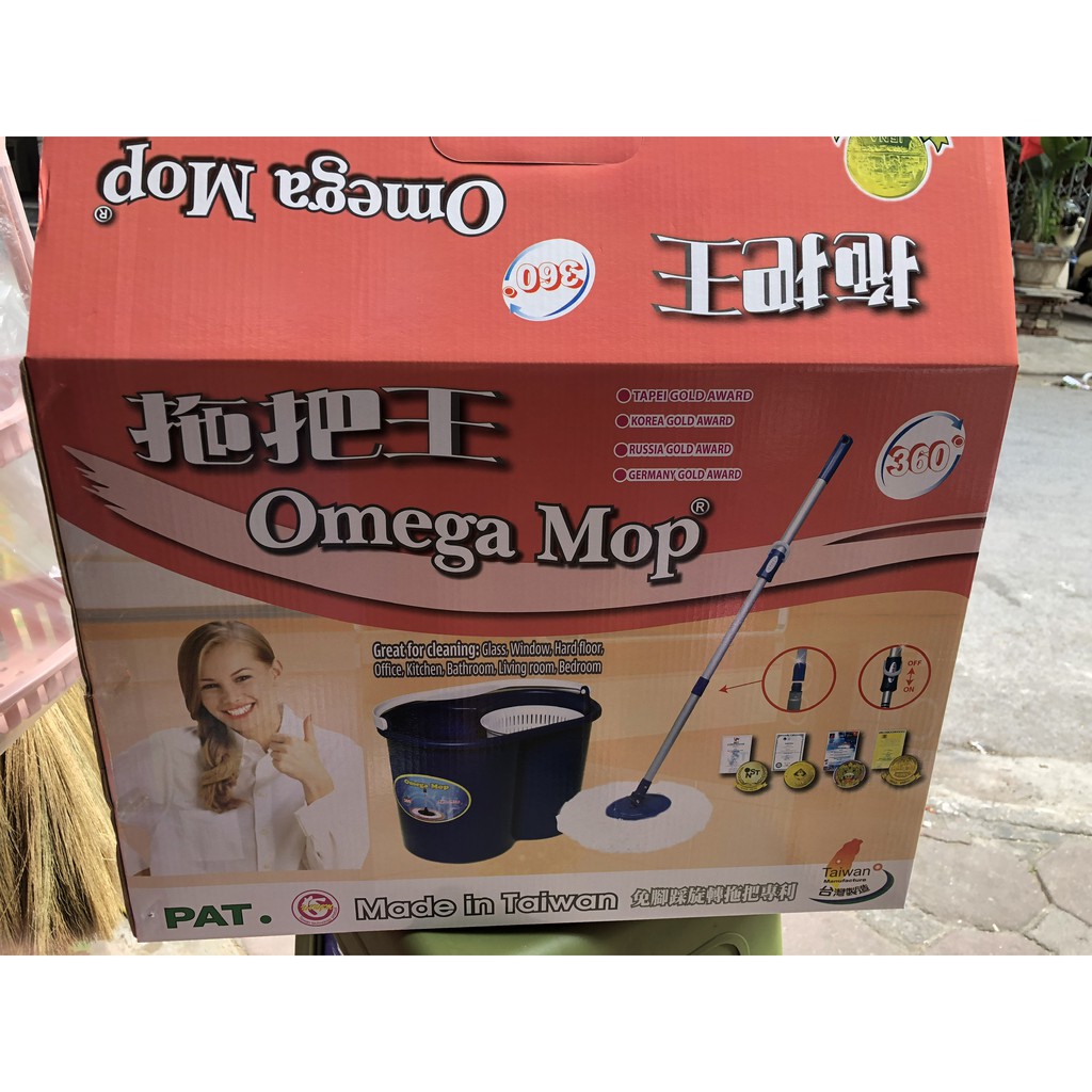 THÂN CÂY VÀ BÔNG LAU NHÀ 360 OMEGA MOP TAIWAN-ĐÀI LOAN