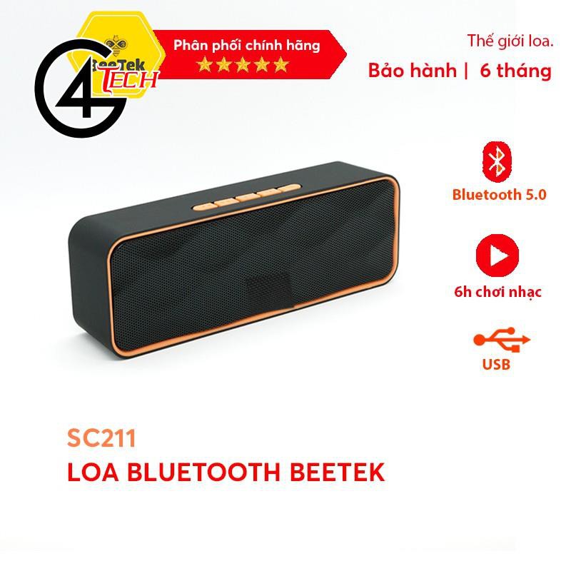 Loa bluetooth mini SC211 Loa nghe nhạc hay hỗ trợ thẻ nhớ Bảo hành 6 tháng