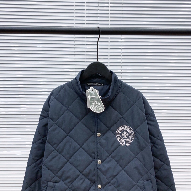 Áo khoác bông cho nam và nữ logo thương hiệu thời trang Chrome Hearts 2021 cao cấp