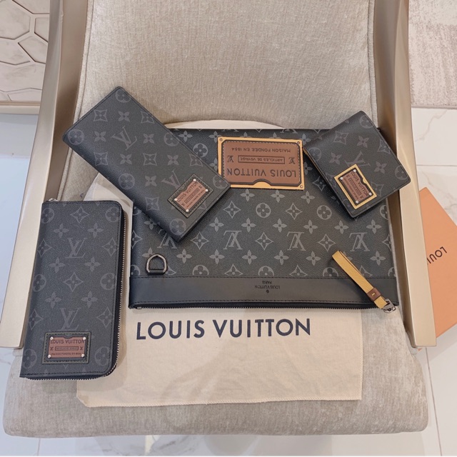 Set túi ví clutch LV
