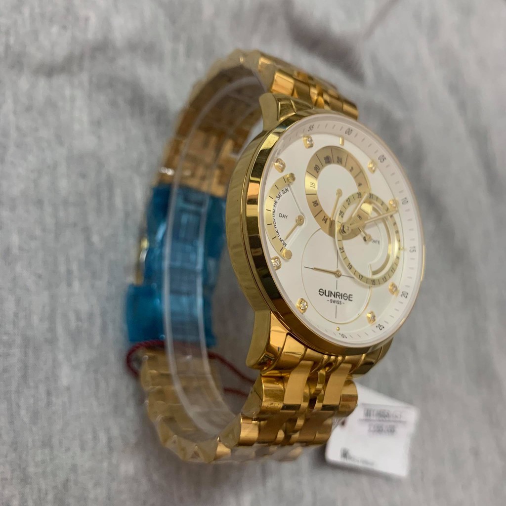 Đồng hồ Sunrise Nam chính hãng Nhật Bản M1146SA.G.V - kính saphire chống trầy - bảo