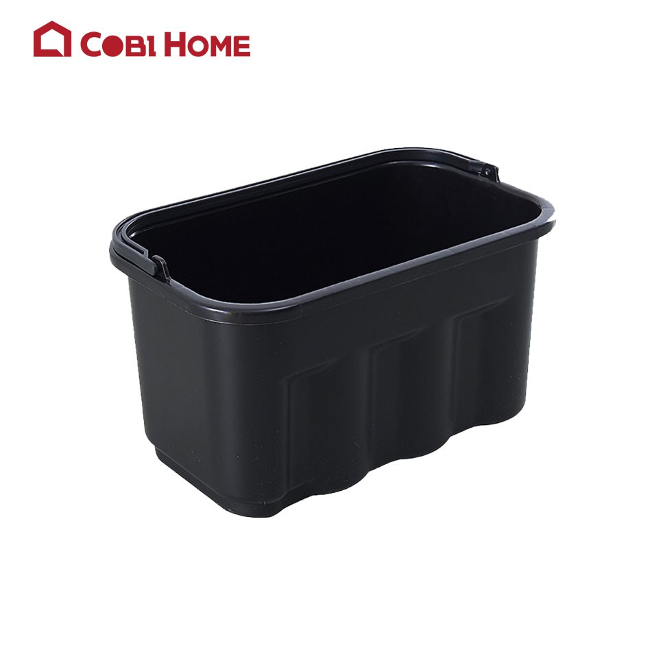 Xô nhựa vuông đa năng TRUST 9.5L có quai xách - Cobi Home