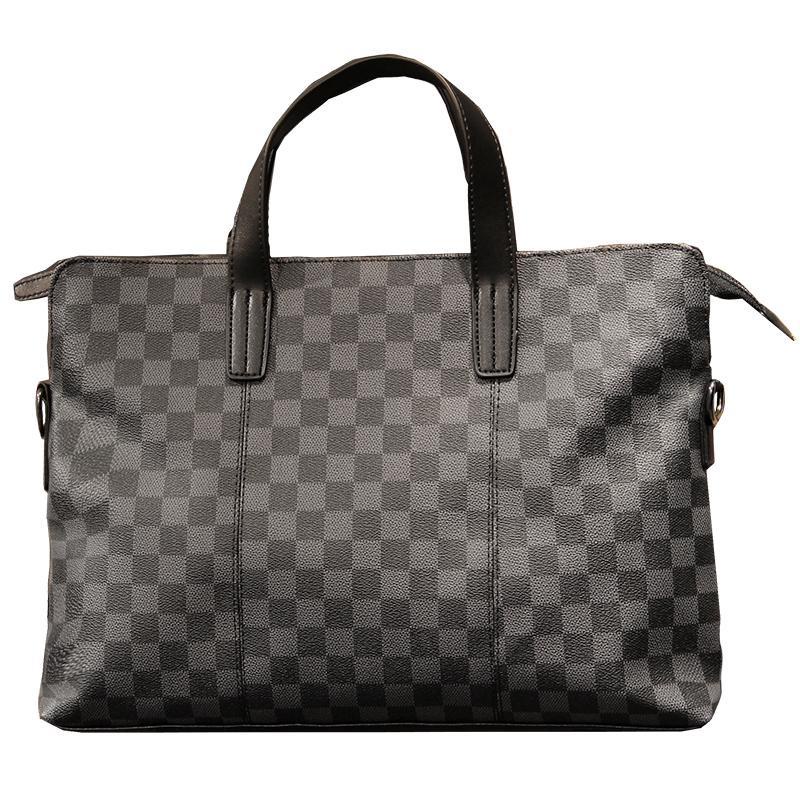 Túi đeo vai đựng máy tính NSGSB33 Mdzf họa tiết sọc caro phong cách Hàn Quốc thời trang công sở cho nam 2021 | BigBuy360 - bigbuy360.vn