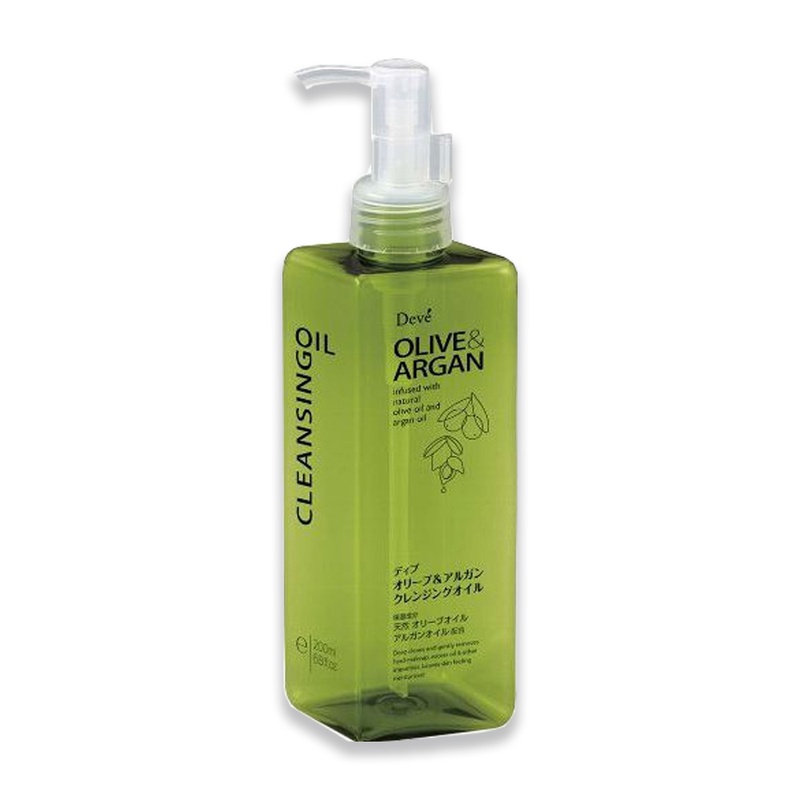 Dầu Tẩy Trang OLIVE &amp; ARGAN DEVE Nhật Bản (Chai 200ml)