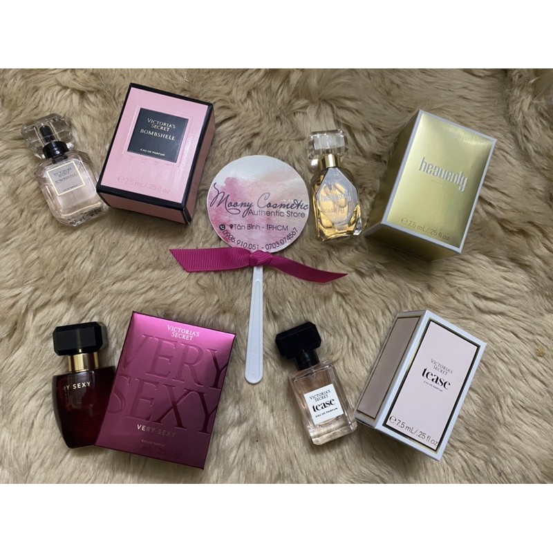 1 chai mini 7.5ml edp Victoria Secret’s dạng xịt Very Sexy/Bombshell/Heavenly/Tease