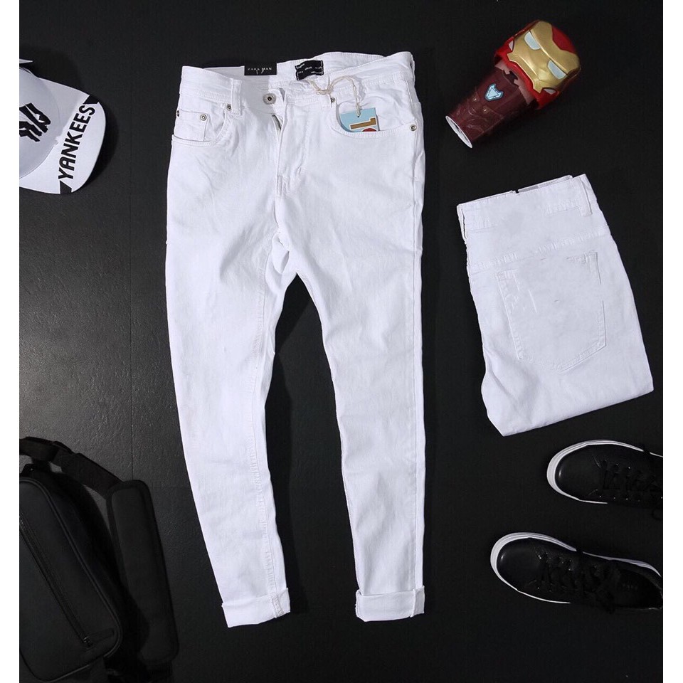 Quần jean nam đen trắng form chất cực đẹp | BigBuy360 - bigbuy360.vn