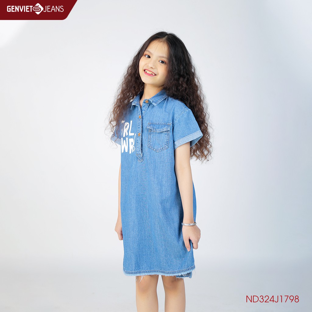 Đầm kids ND324J1798 GENVIET